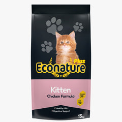 Econature Plus Kitten Chicken - 15KG