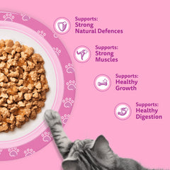 Whiskas Kitten Poultry Feasts in Jelly - 85G