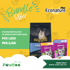 Bundle #1 - Econature Plus with Whiskas Pouch