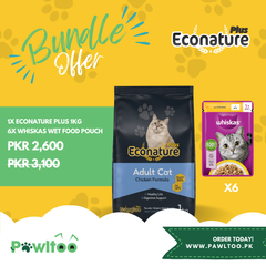 Bundle #2 - Econature Plus with Whiskas Pouch