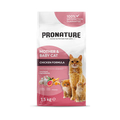 Pronature Mother & Baby Cat Food - Chicken - 1.5KG