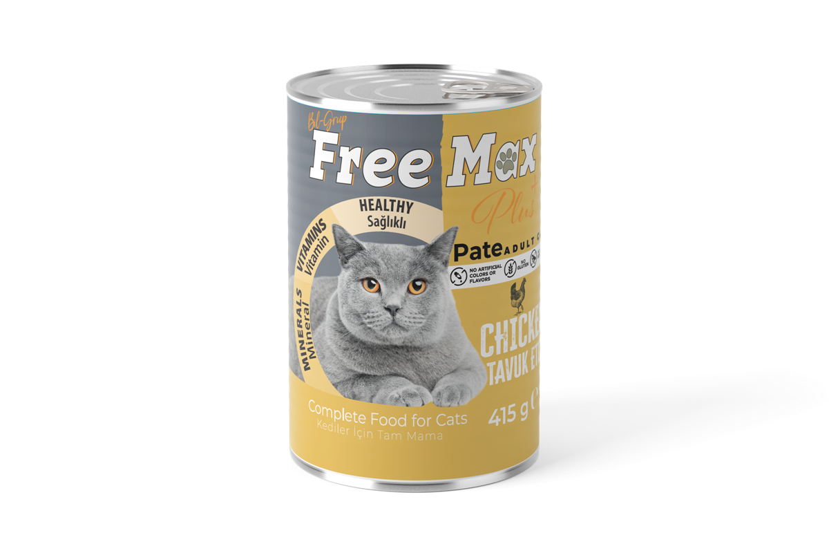Freemax Wet Food for Adult Cats - Chicken Pate/Paste - 400G