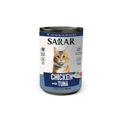 Sarar Wet Food Can - Chicken with Tuna - 400G