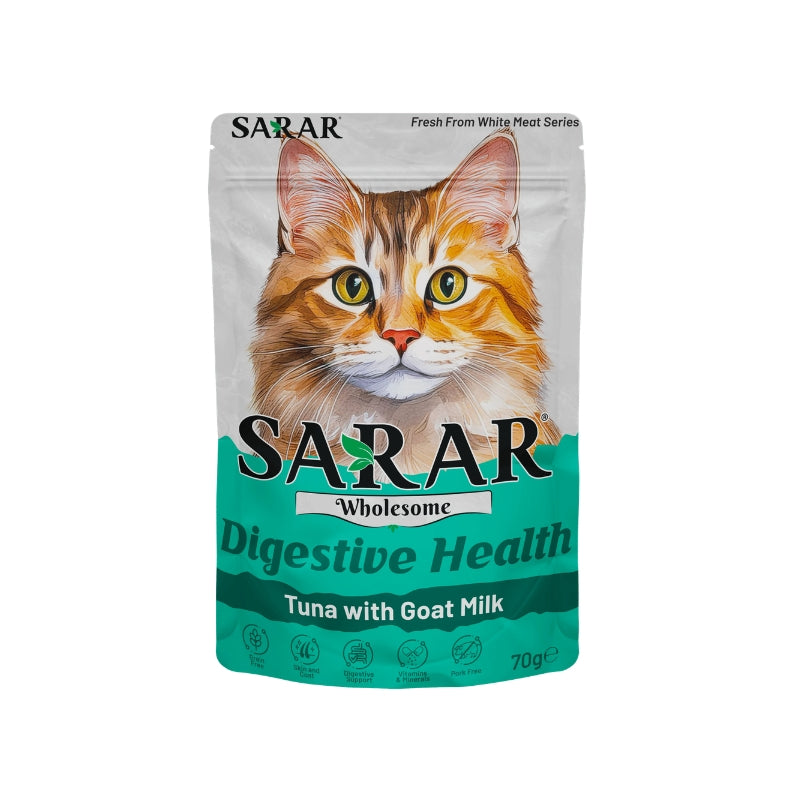 Sarar Digestive Care Pouch - Tuna with Goat Milk - 70G