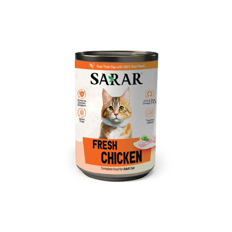 Sarar Wet Food Can - Fresh Chicken - 400G