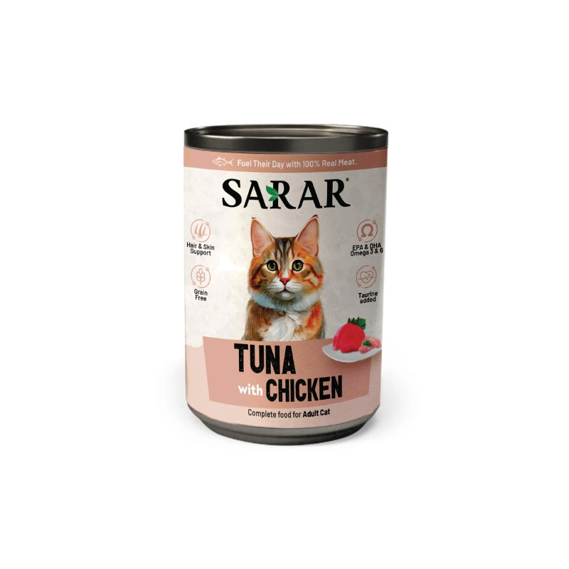 Sarar Wet Food Can - Tuna with Chicken - 400G
