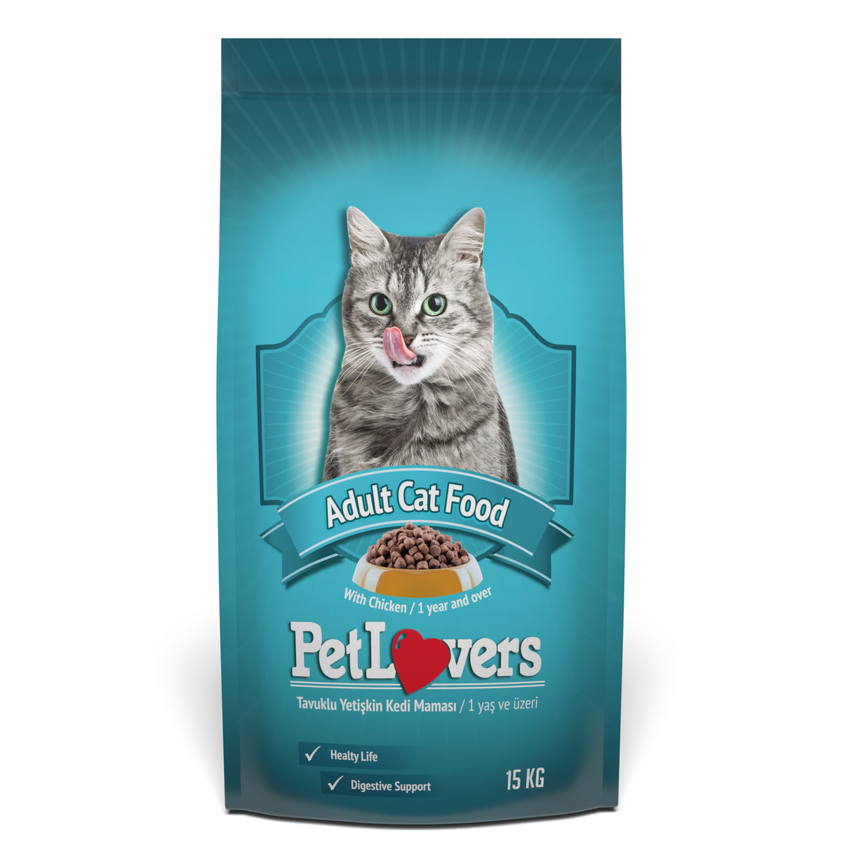 PetLovers Adult Cat Chicken - 15KG